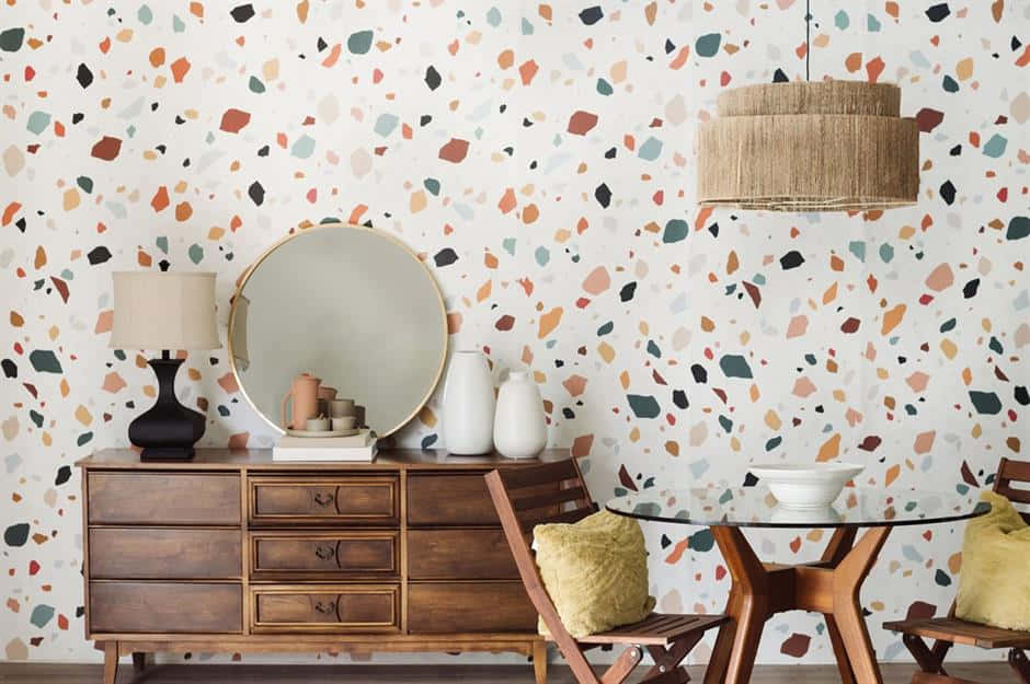 Wall Designed With Subtle Patterns