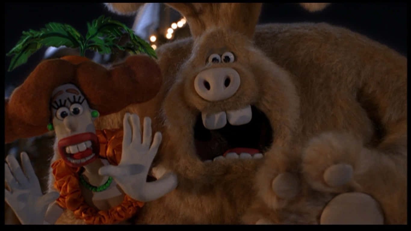 Wallace & Gromit The Curse Of The Were-rabbit Lady Campanula Background