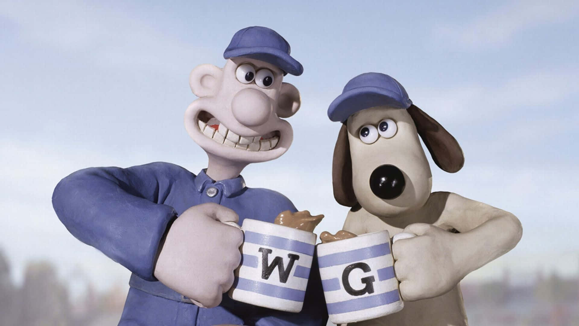 Wallace & Gromit The Curse Of The Were-rabbit Mugs Background