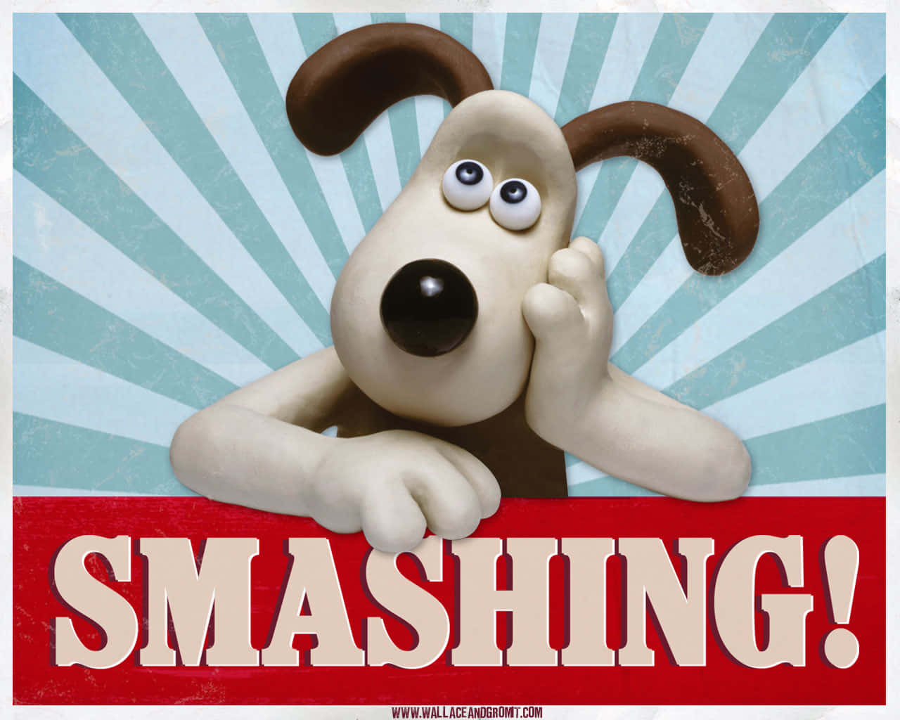 Wallace & Gromit The Curse Of The Were-rabbit Smashing Poster Background