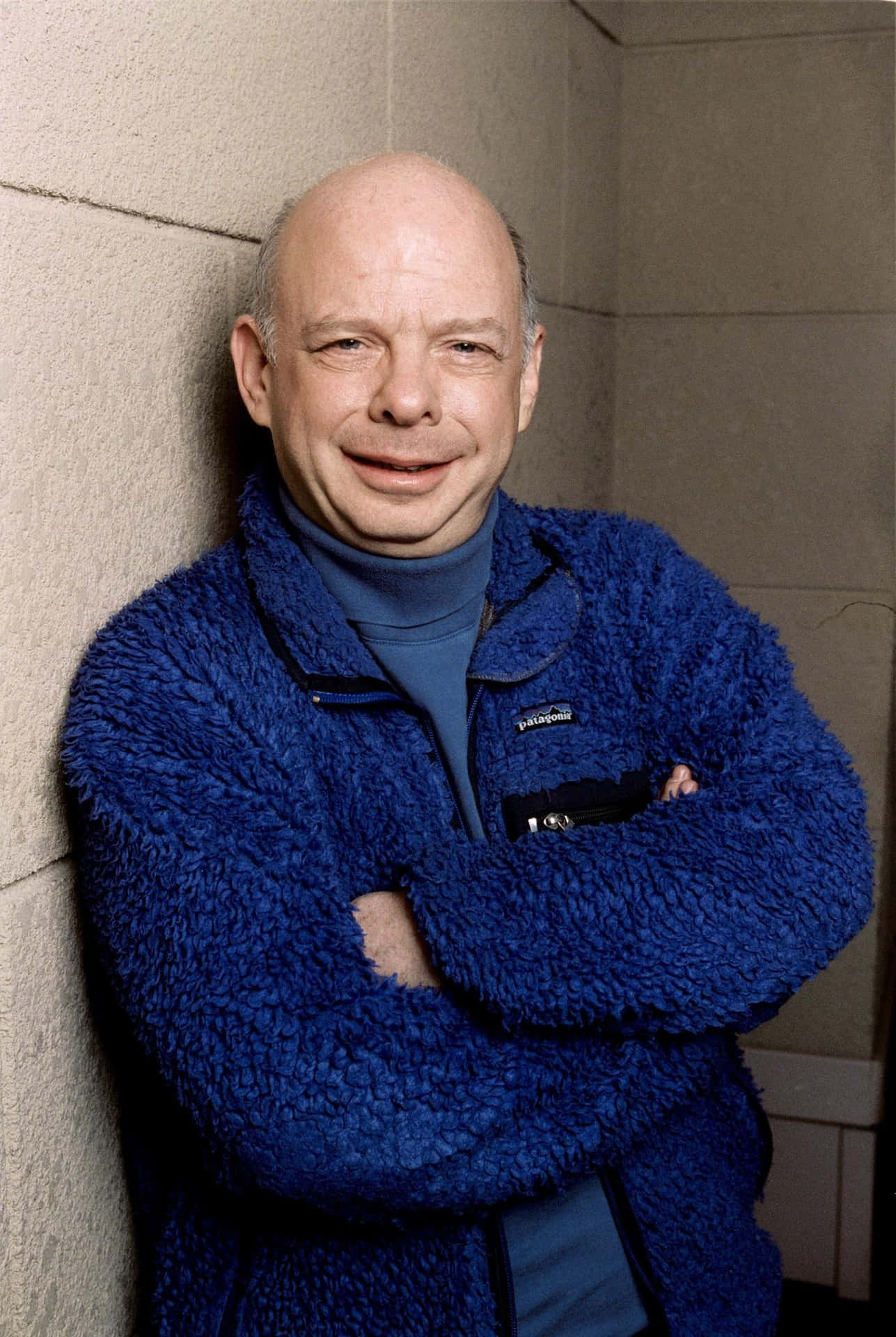 Wallace Shawn Posing For A Photoshoot Background