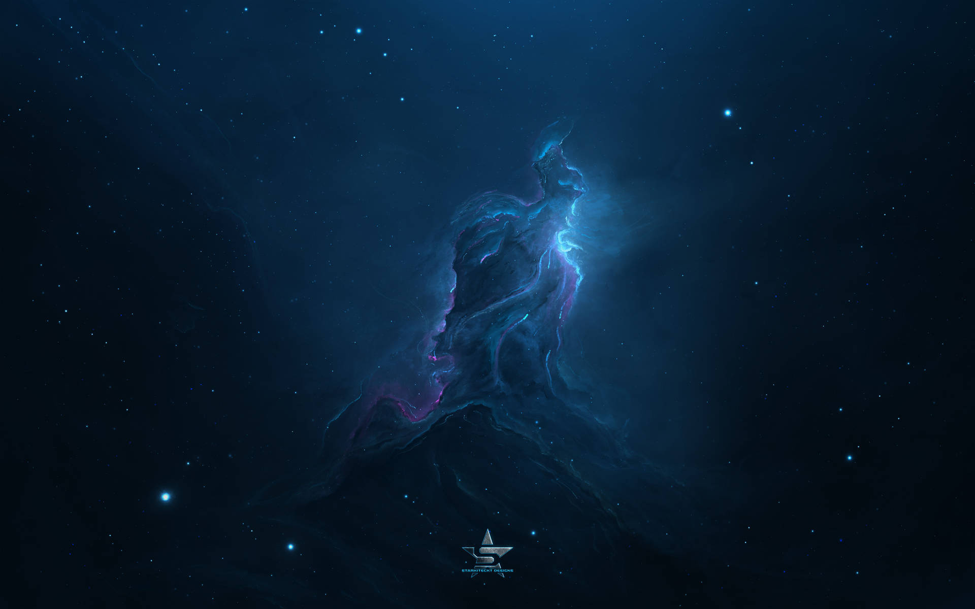 Wallpaper Atlantis Nebula, 4k, 8k, Space Background