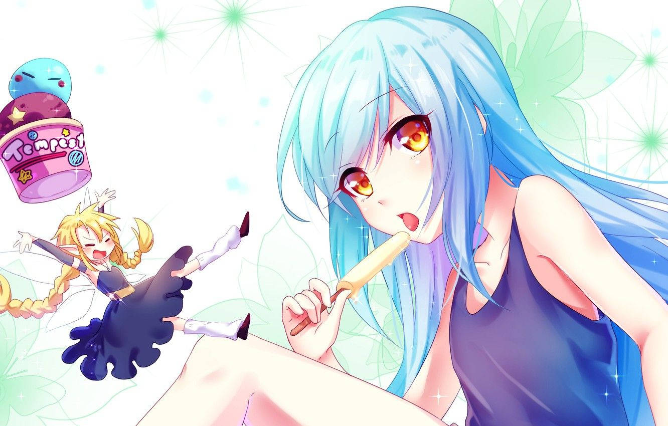Wallpaper Girl, Fairy, Ice Cream, About My Reincarnation Background