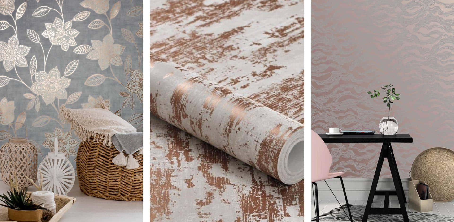 Wallpaper Sticker Wall With Subtle Design Background
