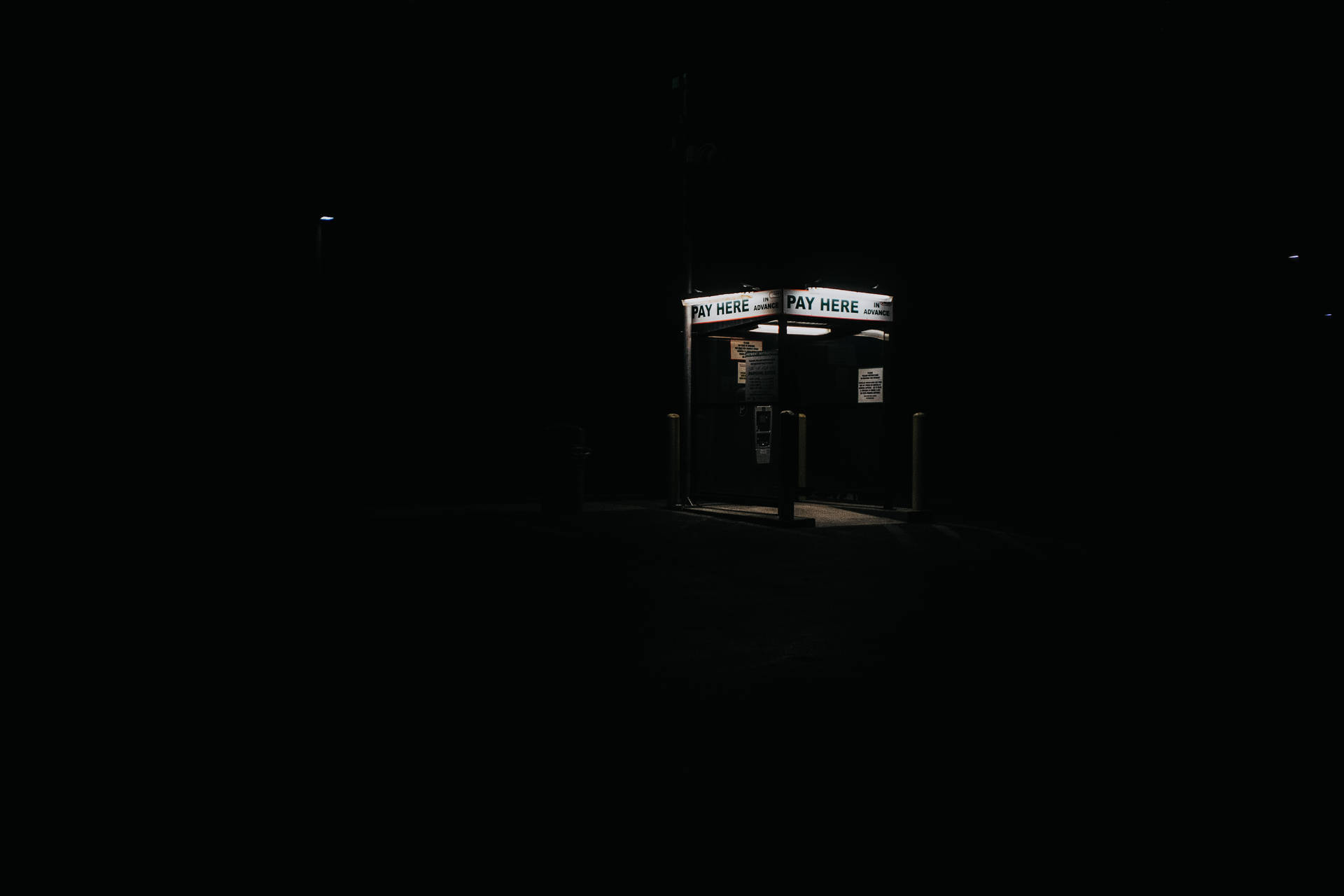 Wallpaper Terminal, Night, Dark Background