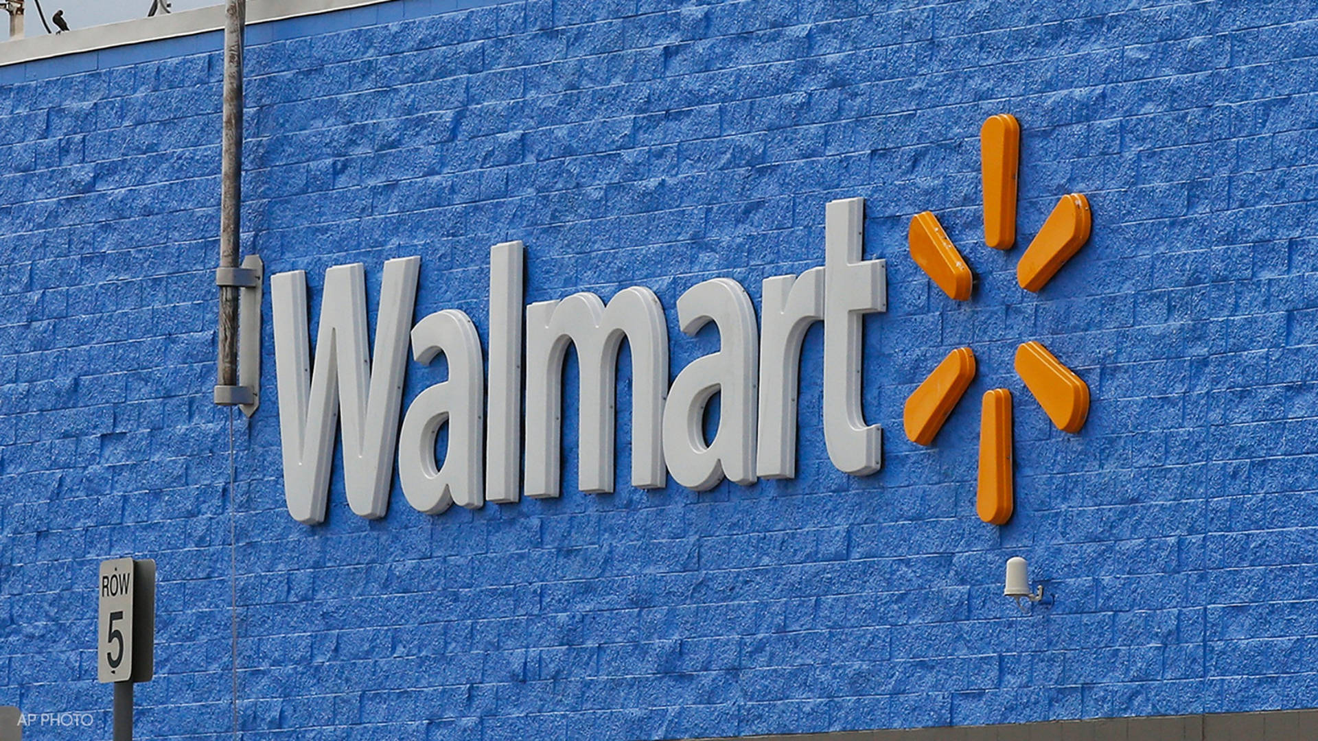 Walmart Building With Logo Background