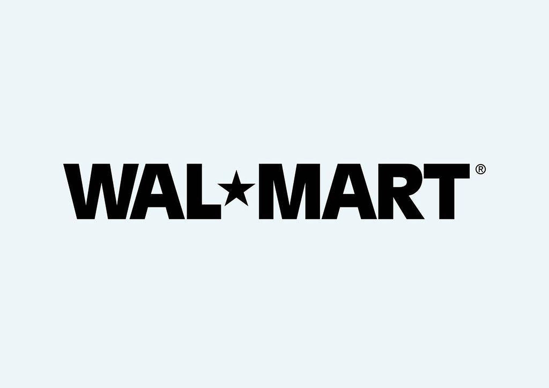 Walmart Logo Star Background