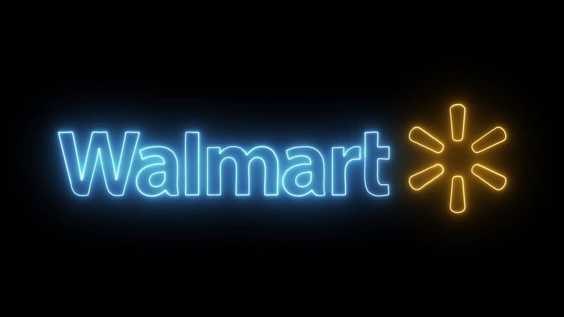 Walmart Neon Light Background