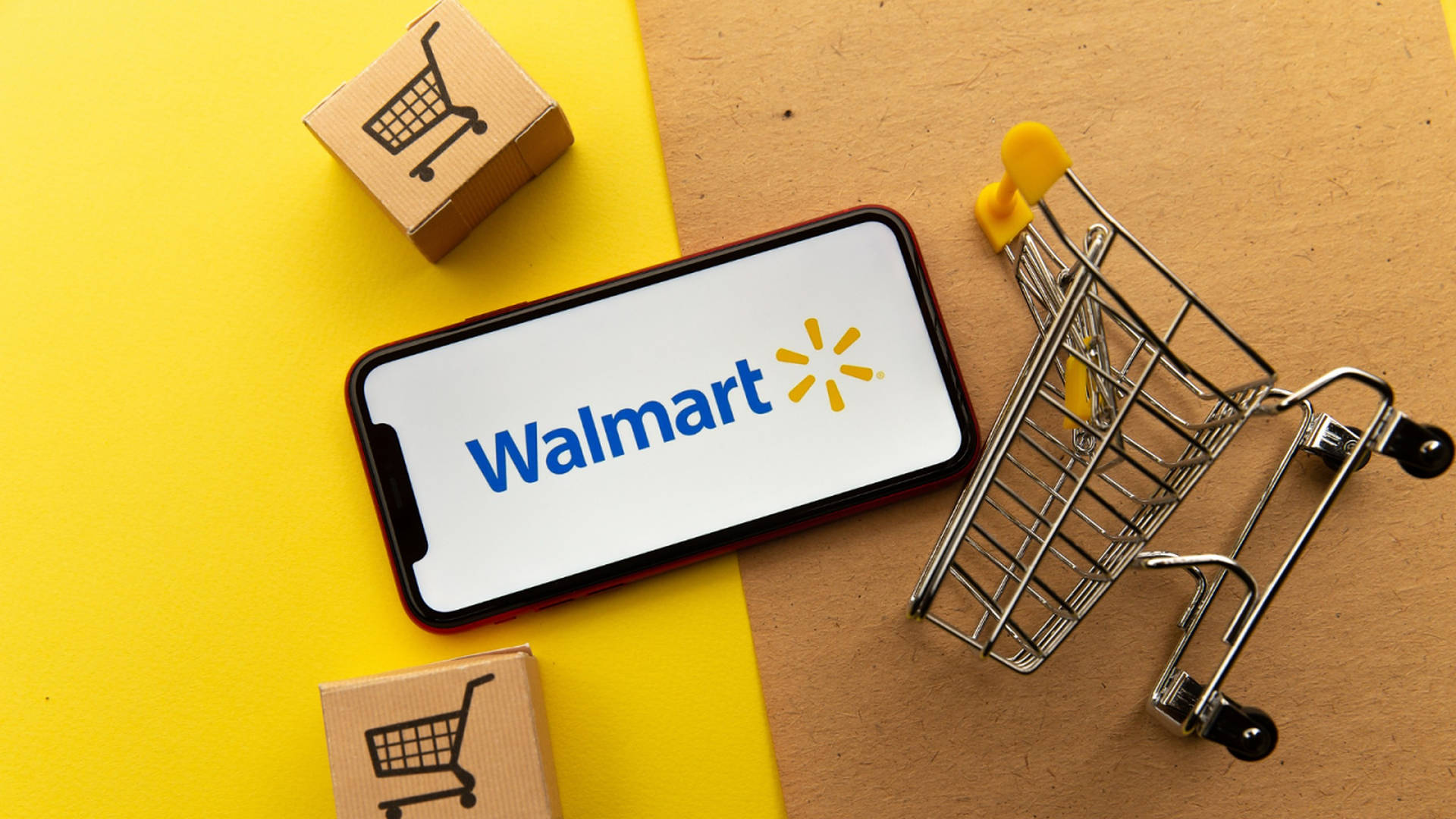 Walmart Shopping Cart Background