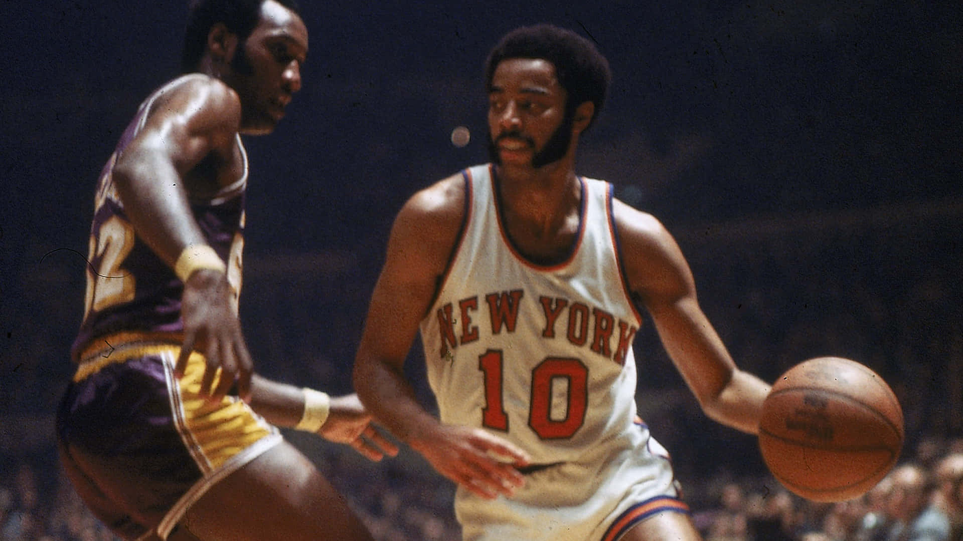 Walt Frazier Against Magic Johnson