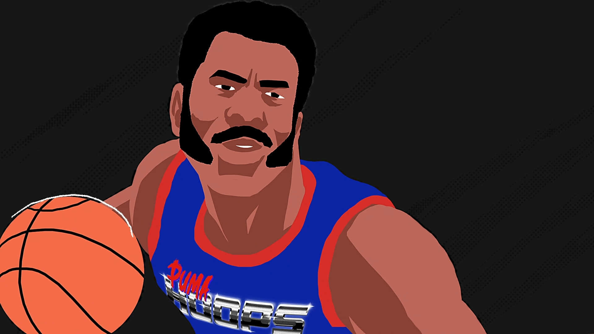Walt Frazier Basketball Player Digital Art Illustration Background