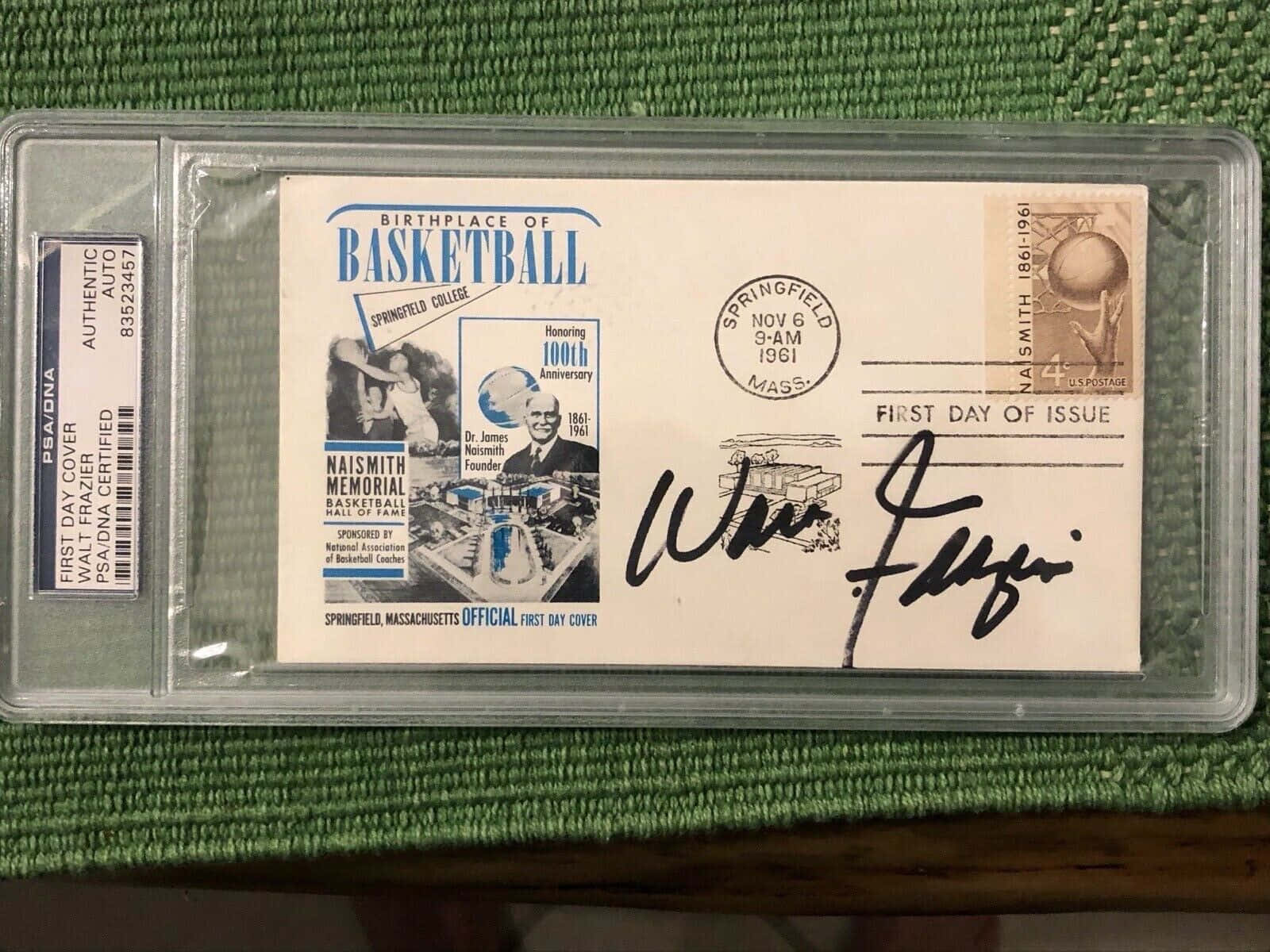 Walt Frazier Hall Of Fame Signed Autograph Post Card