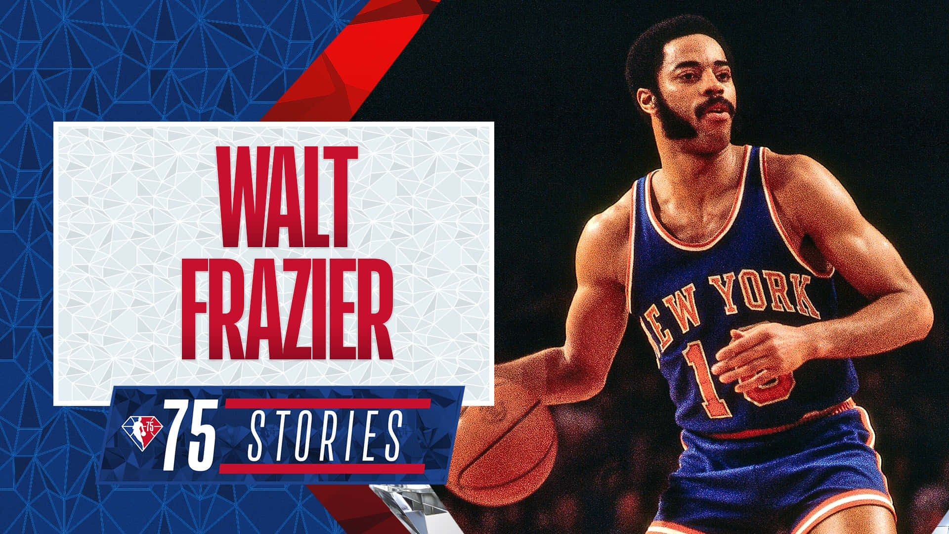 Walt Frazier Nba 75 Stories Poster