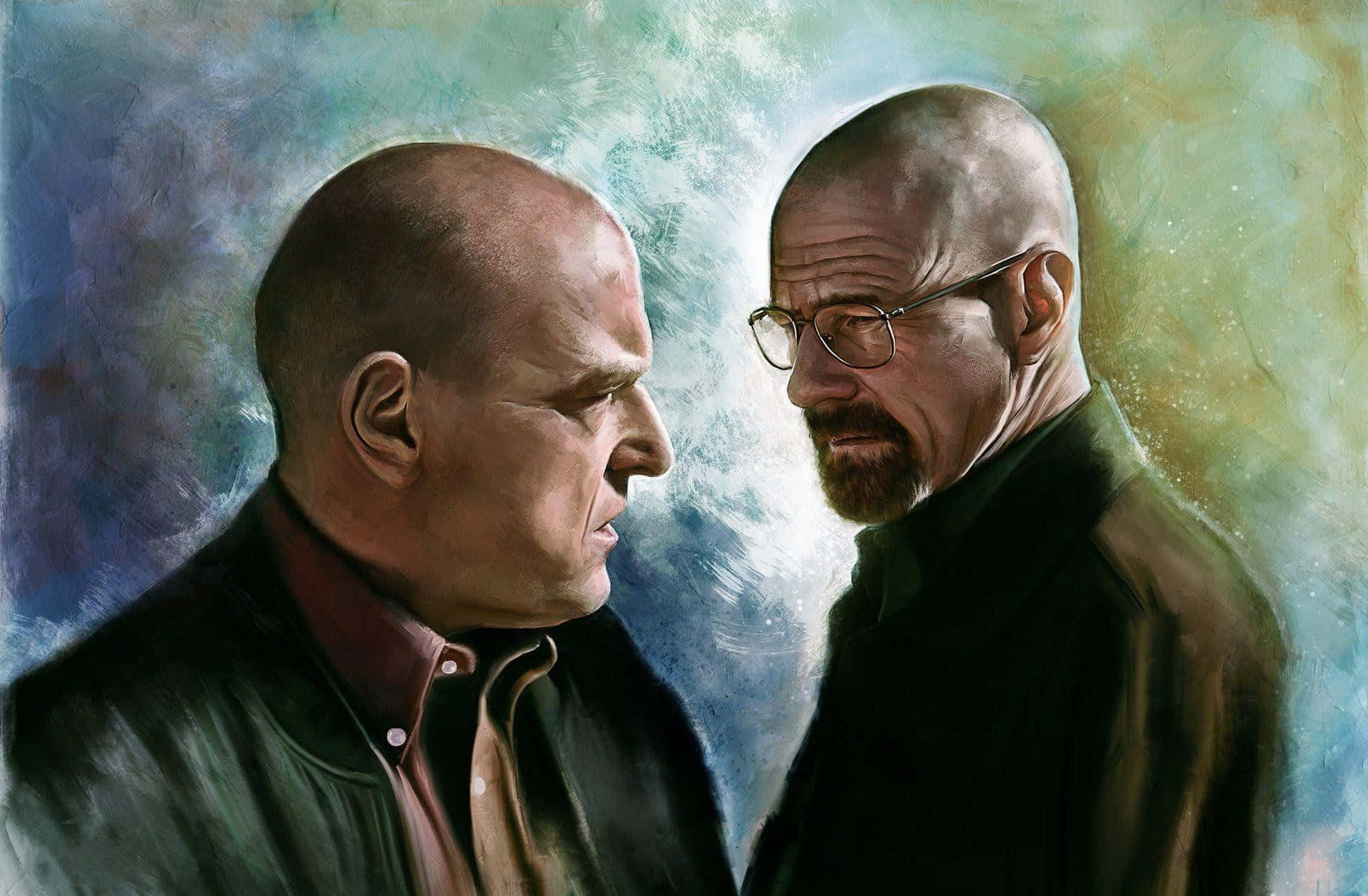 Walter White Dual Personality Artwork Background