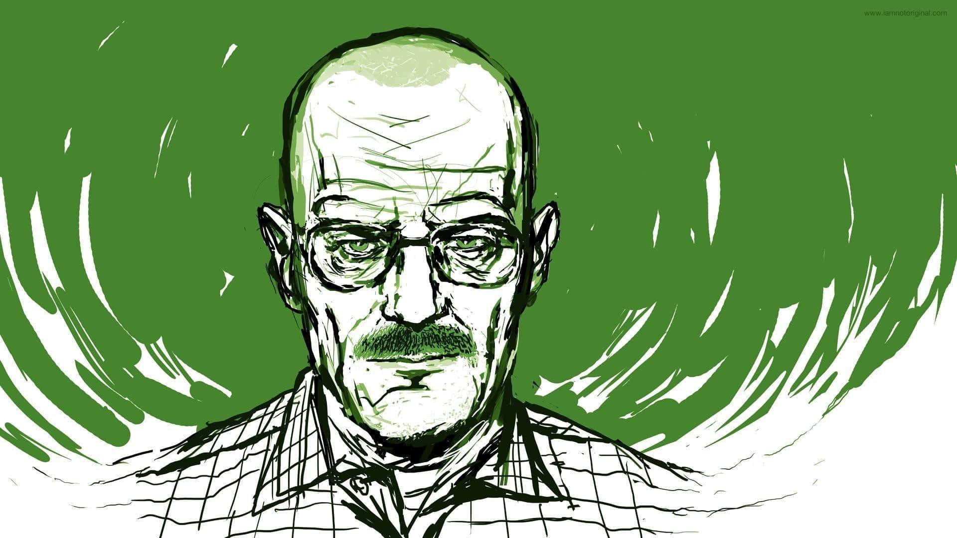 Walter White Green Sketch