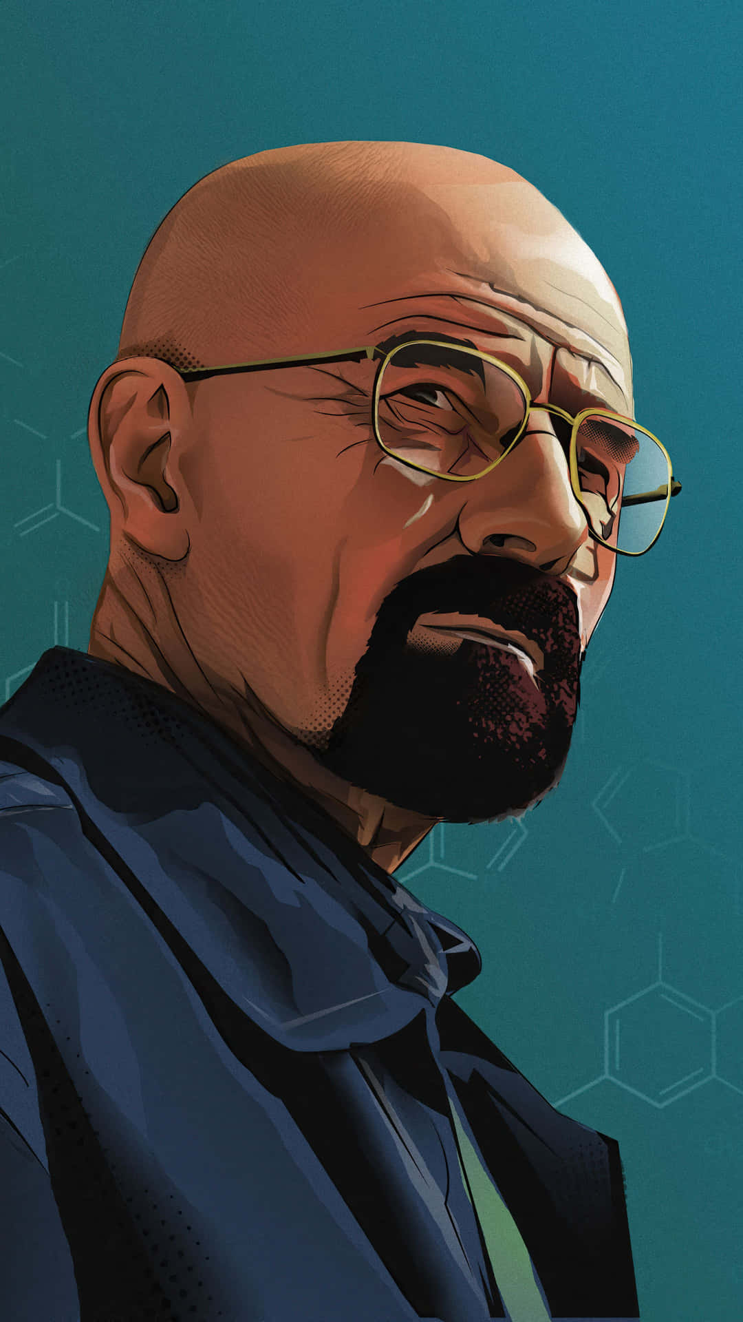 Walter White Illustration Background