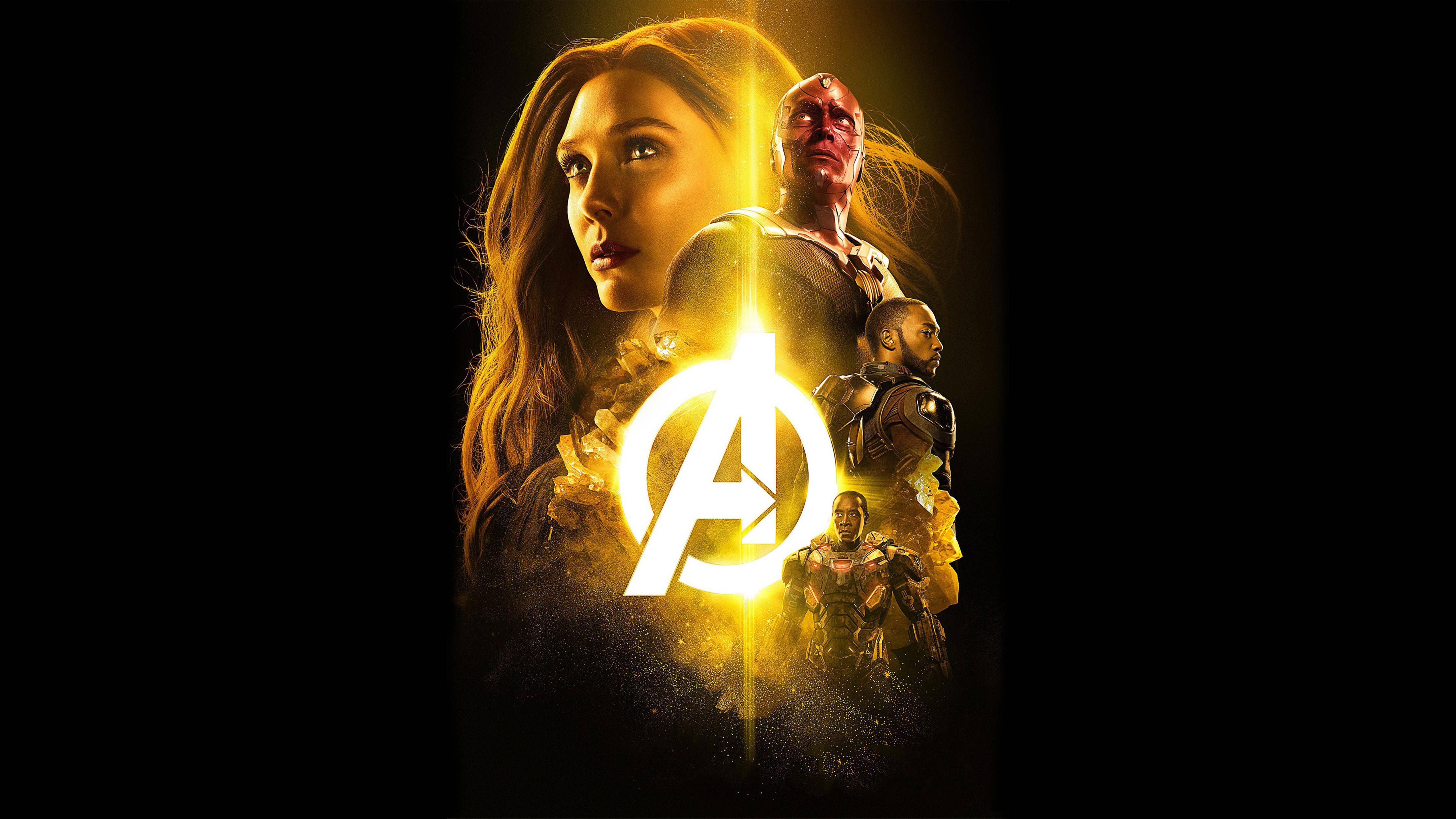 Wanda Avengers Poster 4k Background