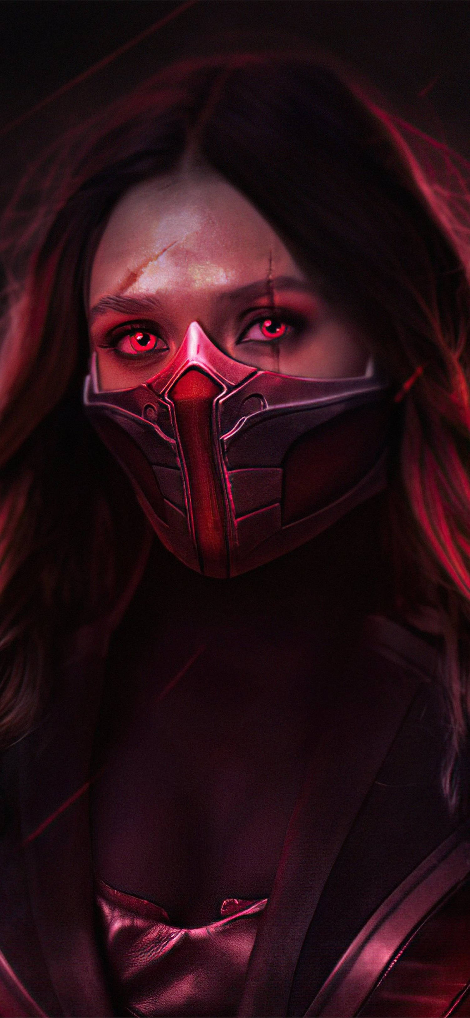 Wanda Face Mask 4k Background