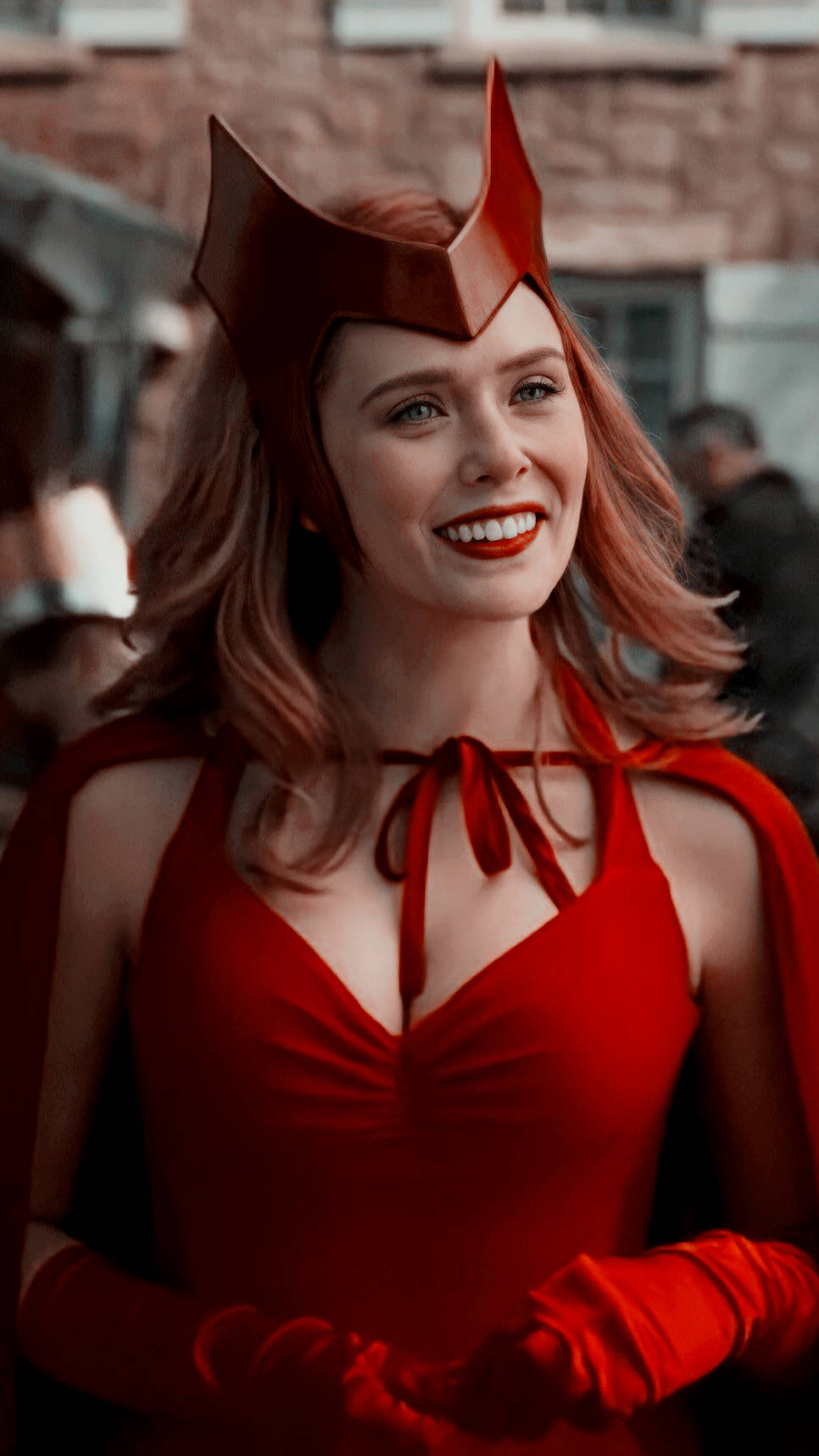 Wanda Maximoff Smiling