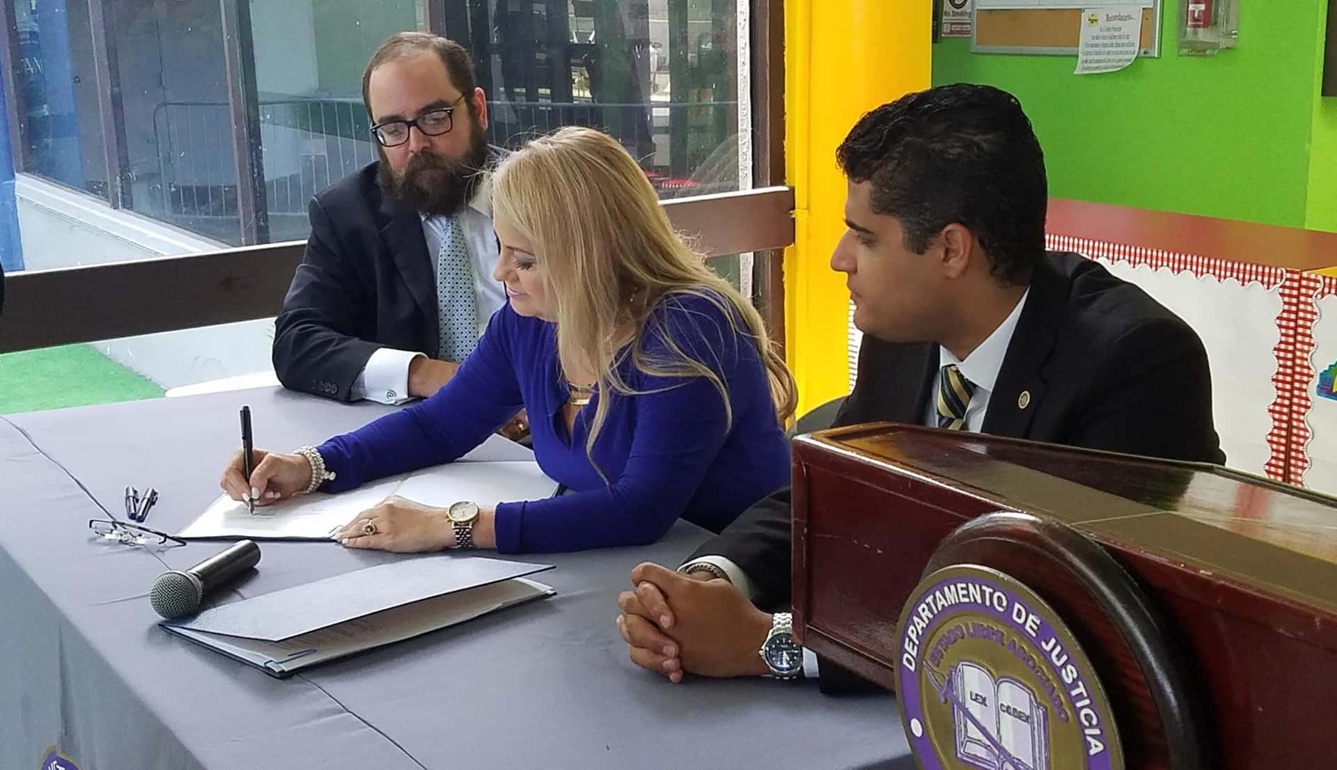 Wanda Vázquez Garced At Department Of Justice Background