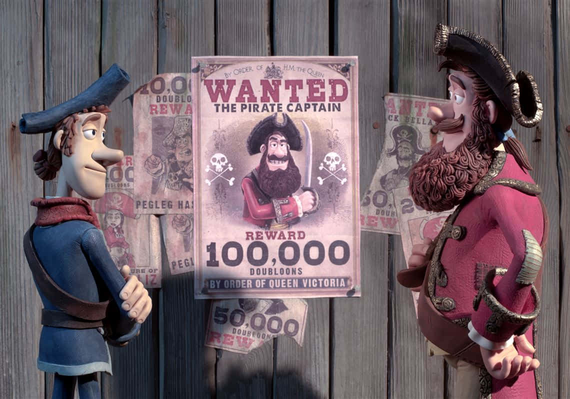 Wanted Poster Featured In The Pirates Band Of Misfits Background