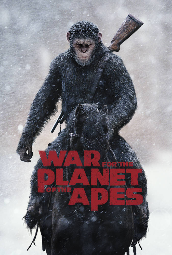 War For The Planet Of The Apes Advertisement Background