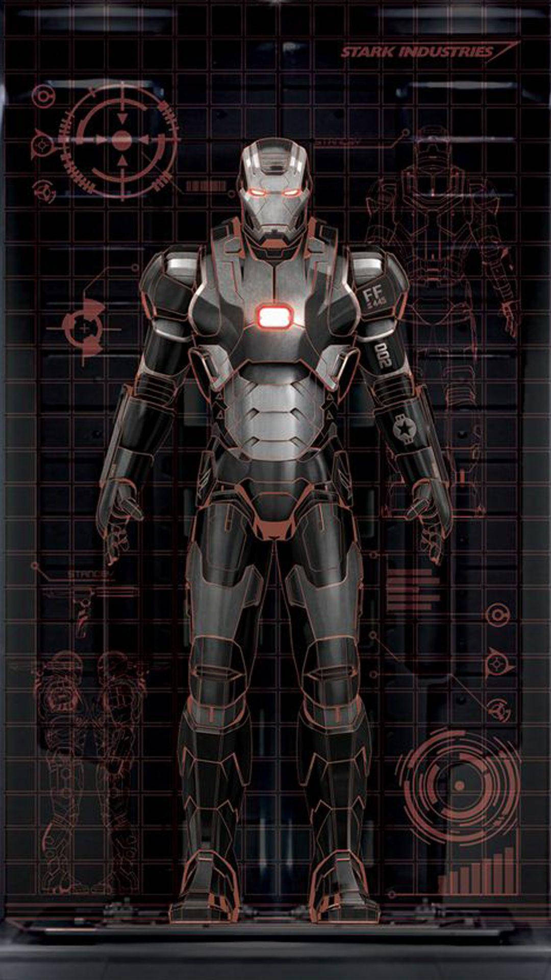 War Machine Iron Man Iphone Background