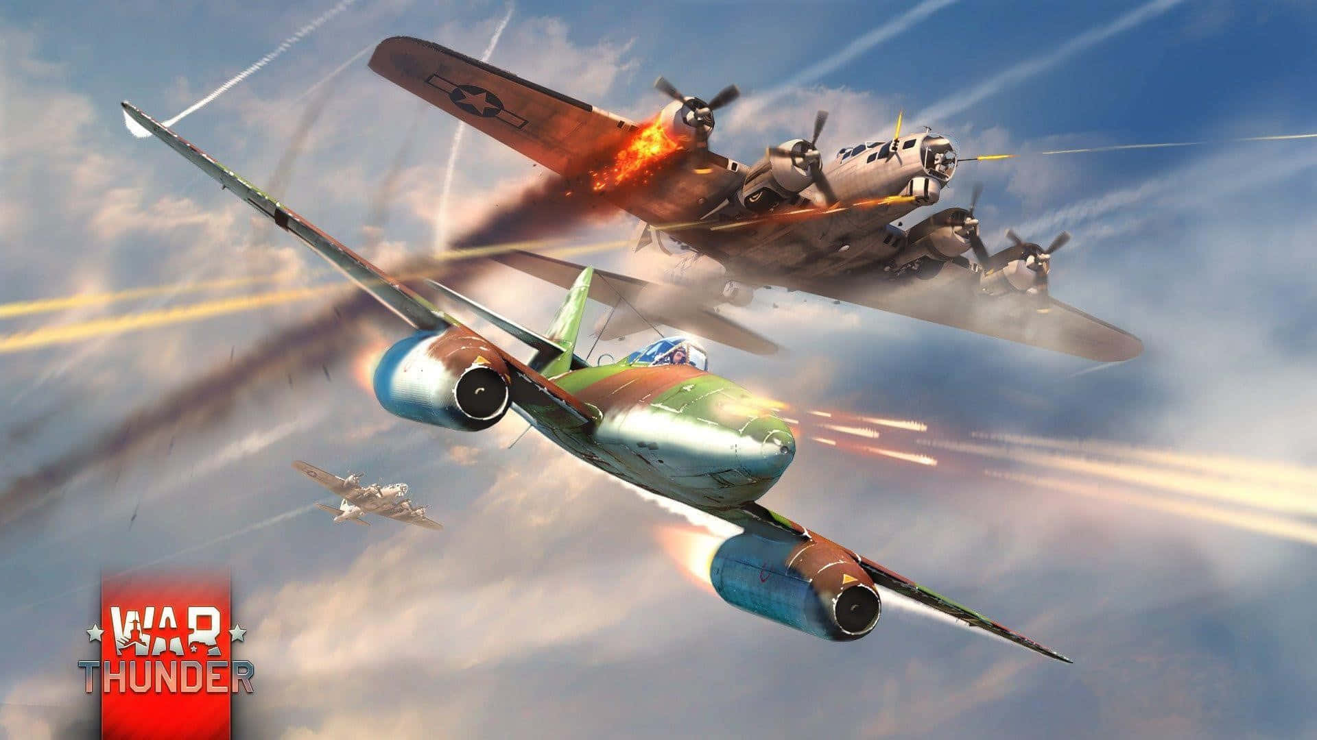 War Thunder Aerial Dogfight Background