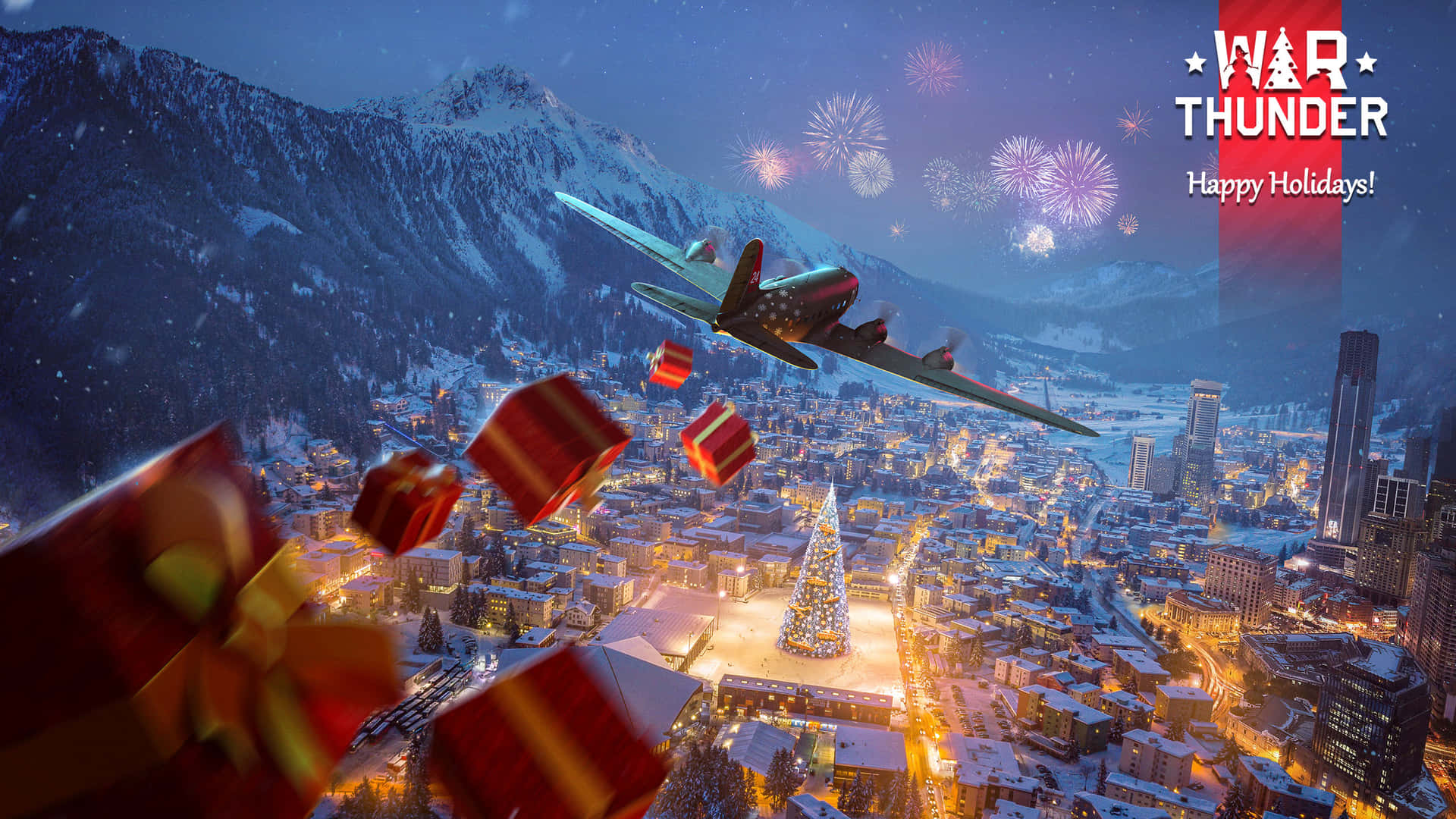 War Thunder Holiday Celebration Background