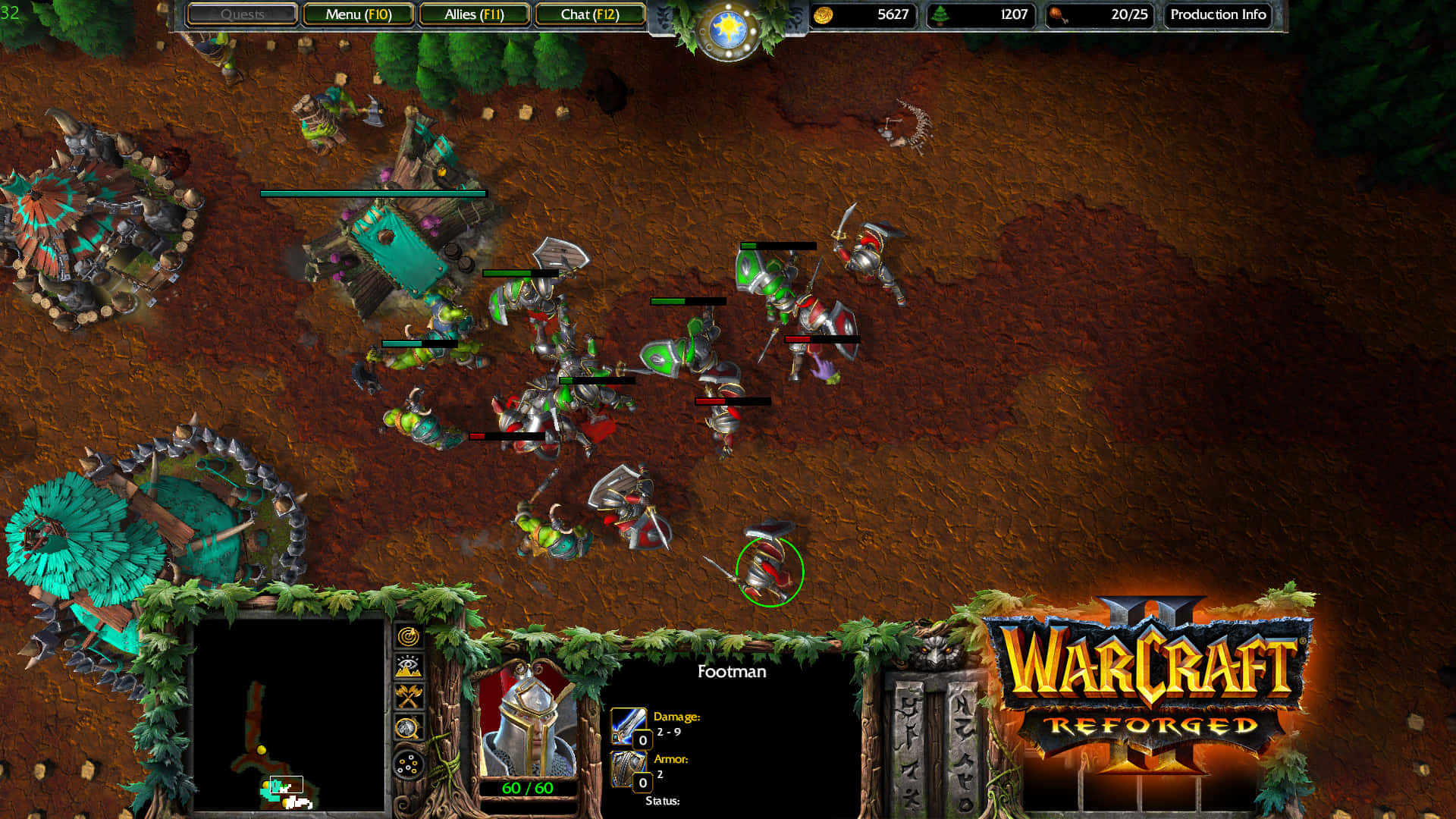 Warcraft 2 Screenshot Game Background