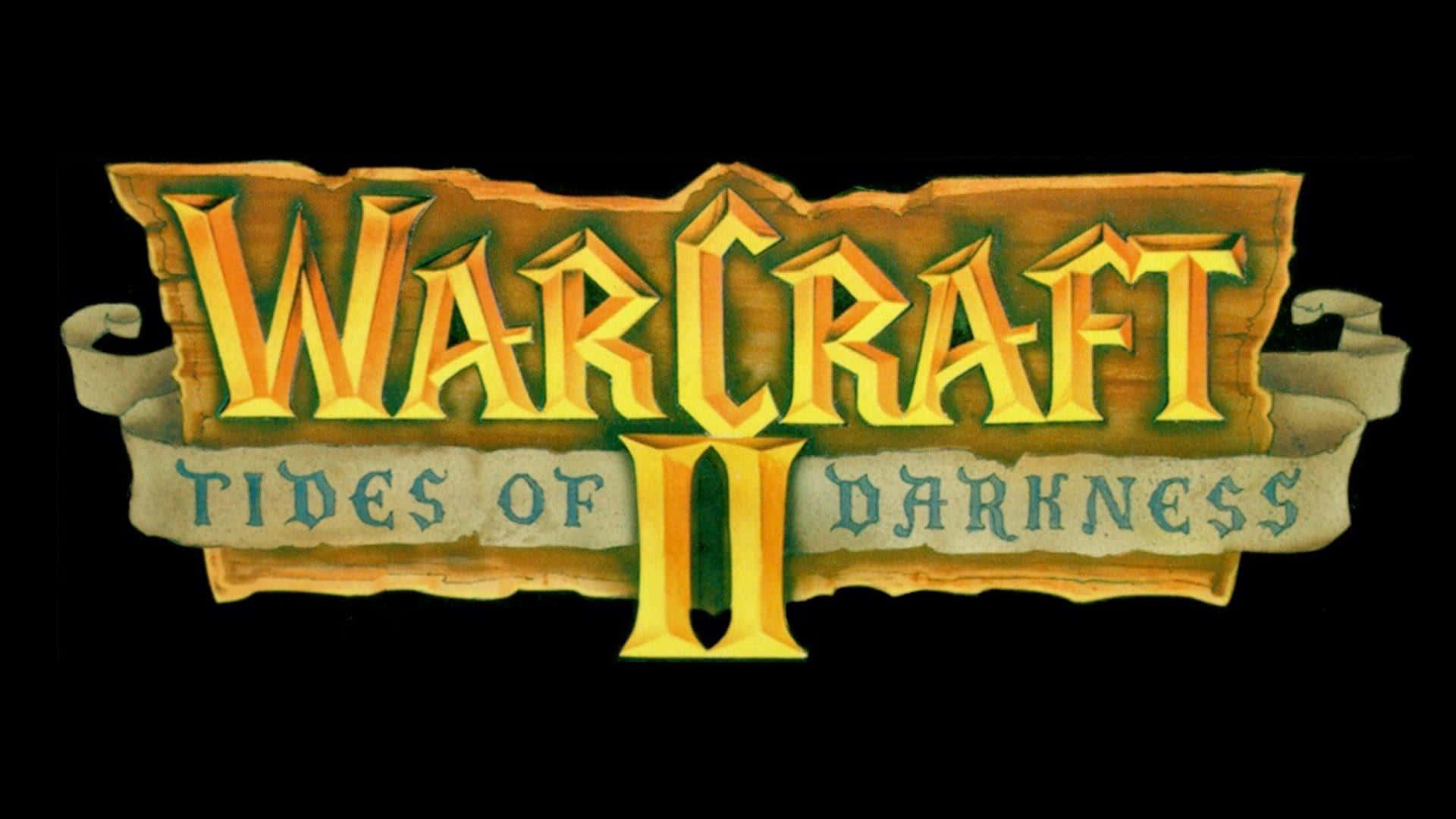 Warcraft 2 Tides Of Darkness Logo Background