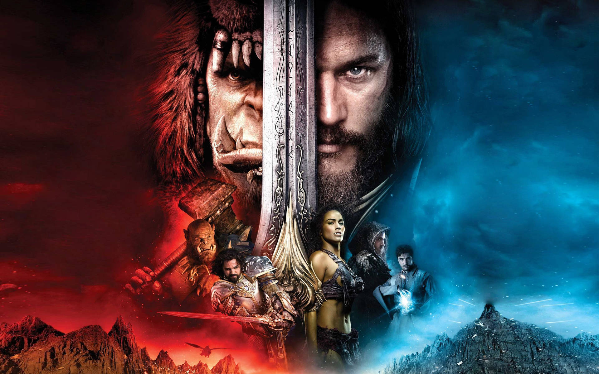 Warcraft Film Poster Background