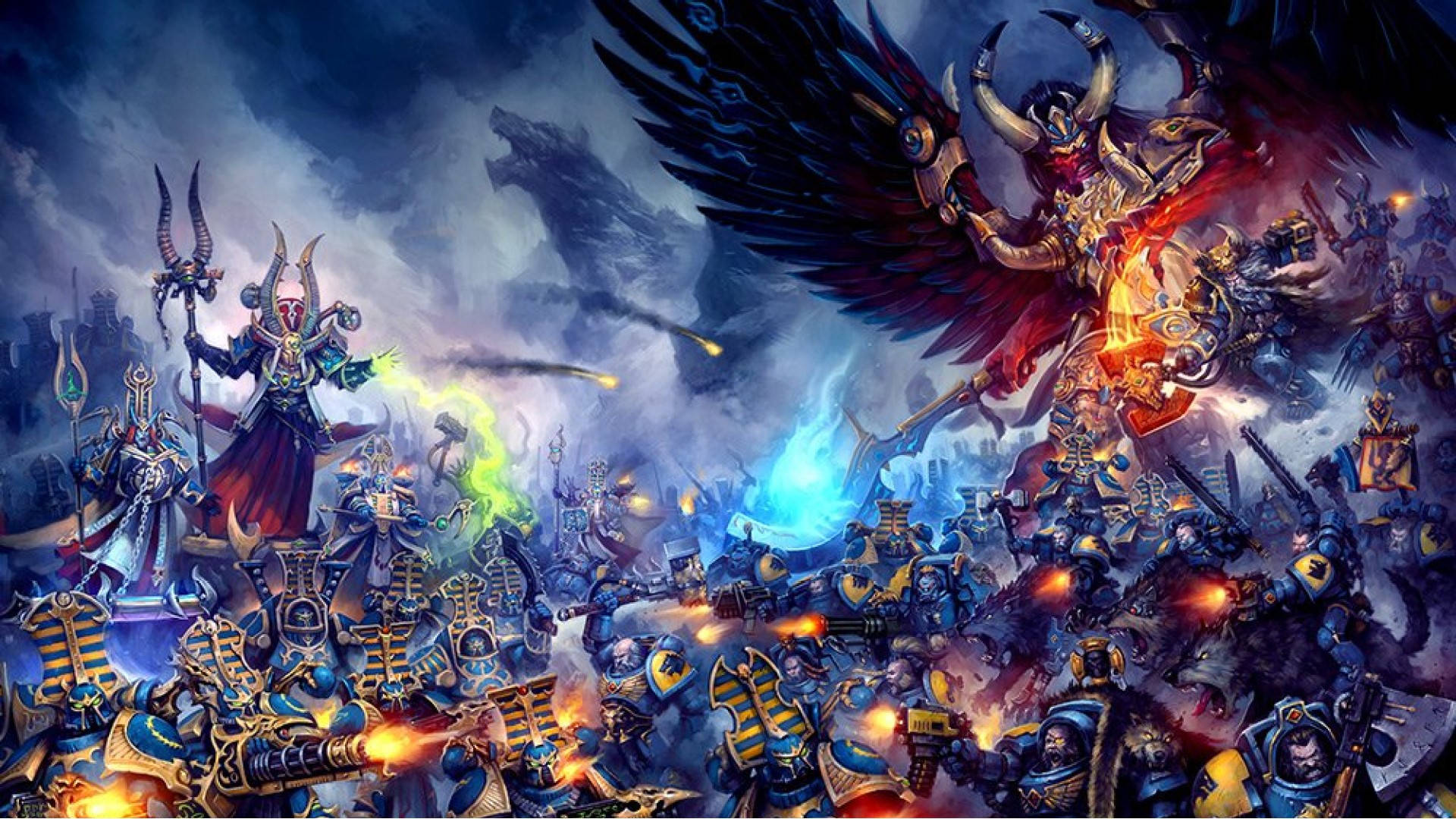 Warhammer 40k Thousand Sons Chaos Space Marines Background