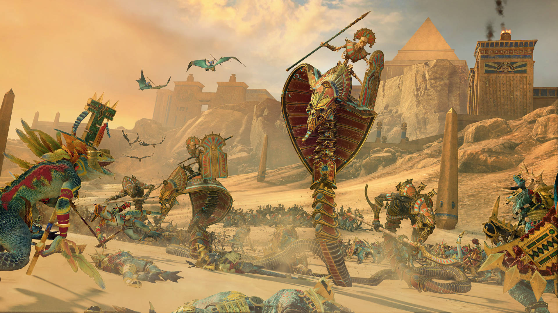 Warhammer Total War Ancient Battle Background