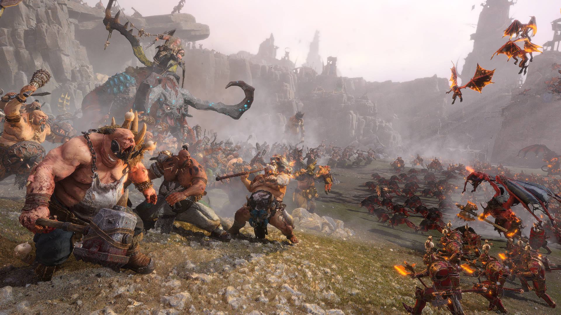 Warhammer Total War Ogre Kingdom Army Battlefield