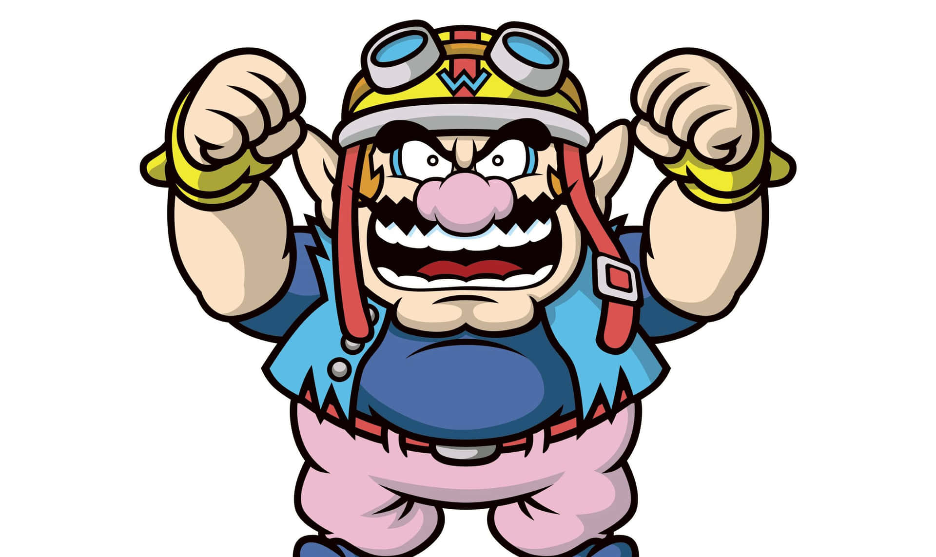 Wario Laughing In Action