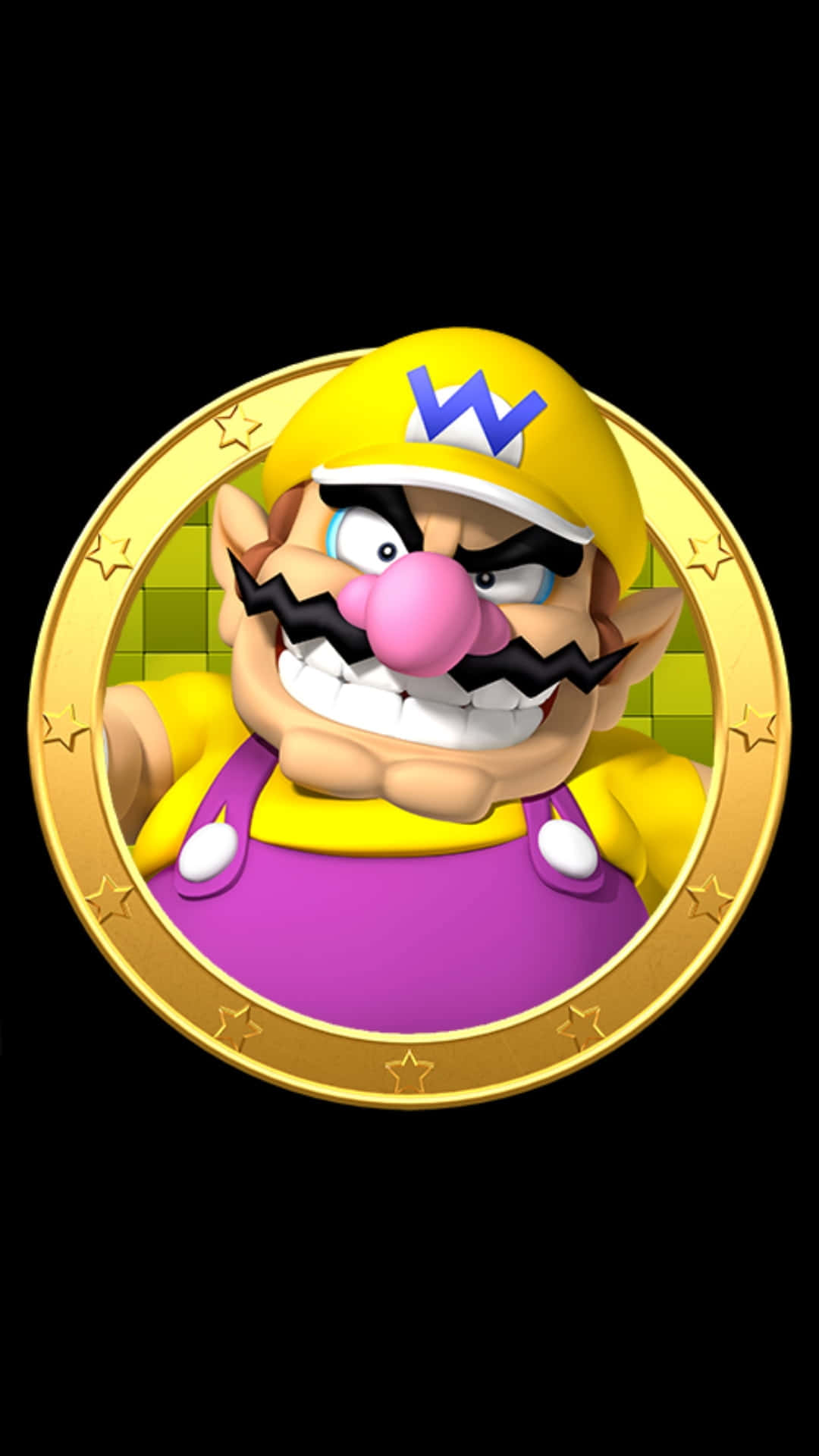 Wario Smiling Mischievously