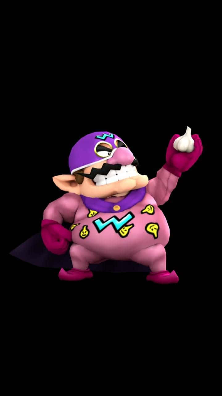 Wario Smirking In A Stylish Portrait