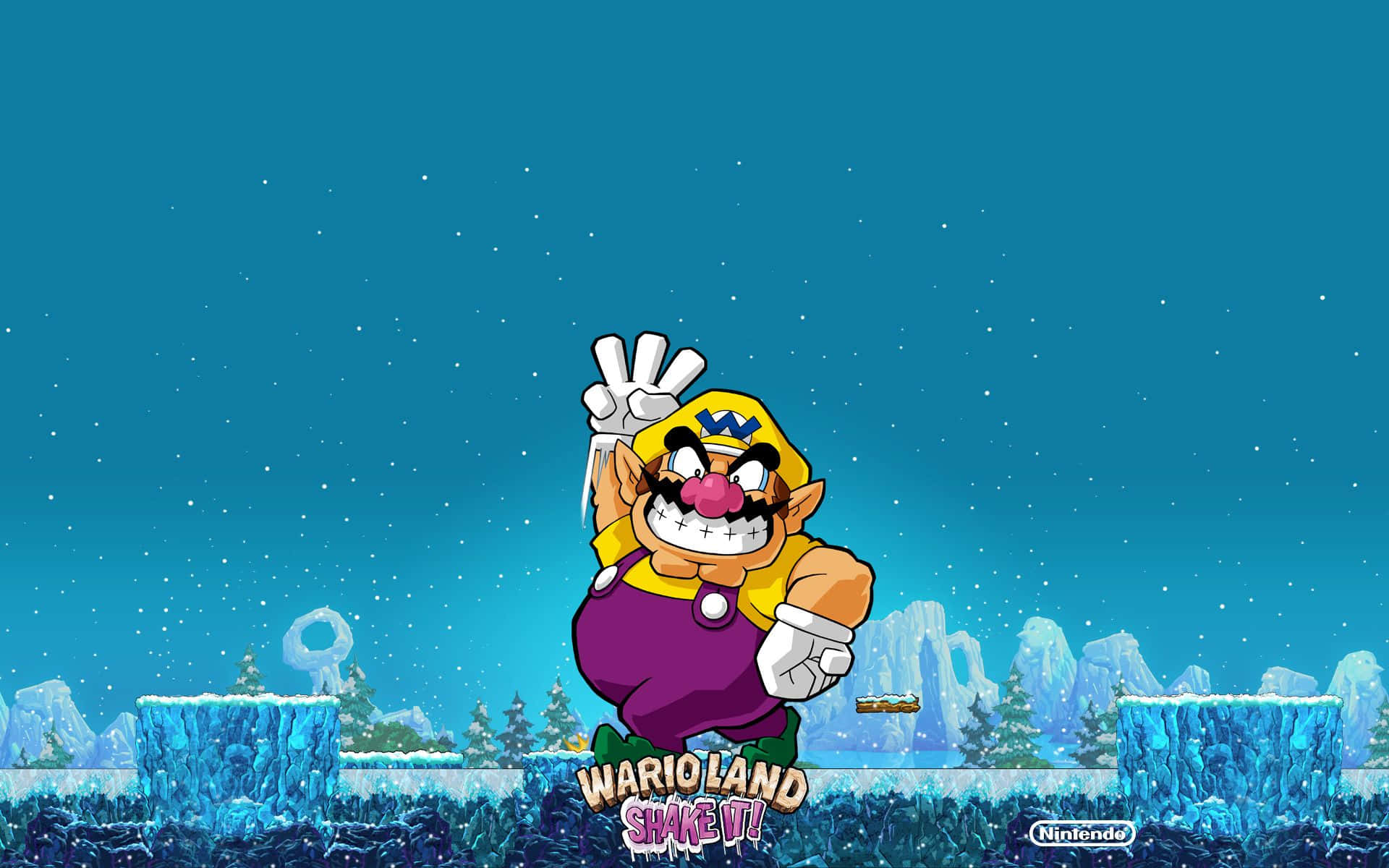 Wario Strikes A Bold Pose