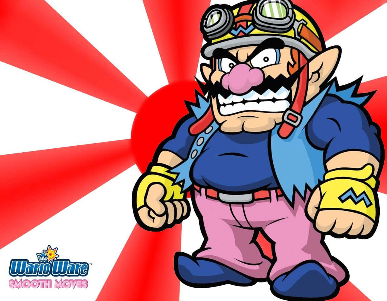 Wario - The Mischievous Anti-hero In Action Background