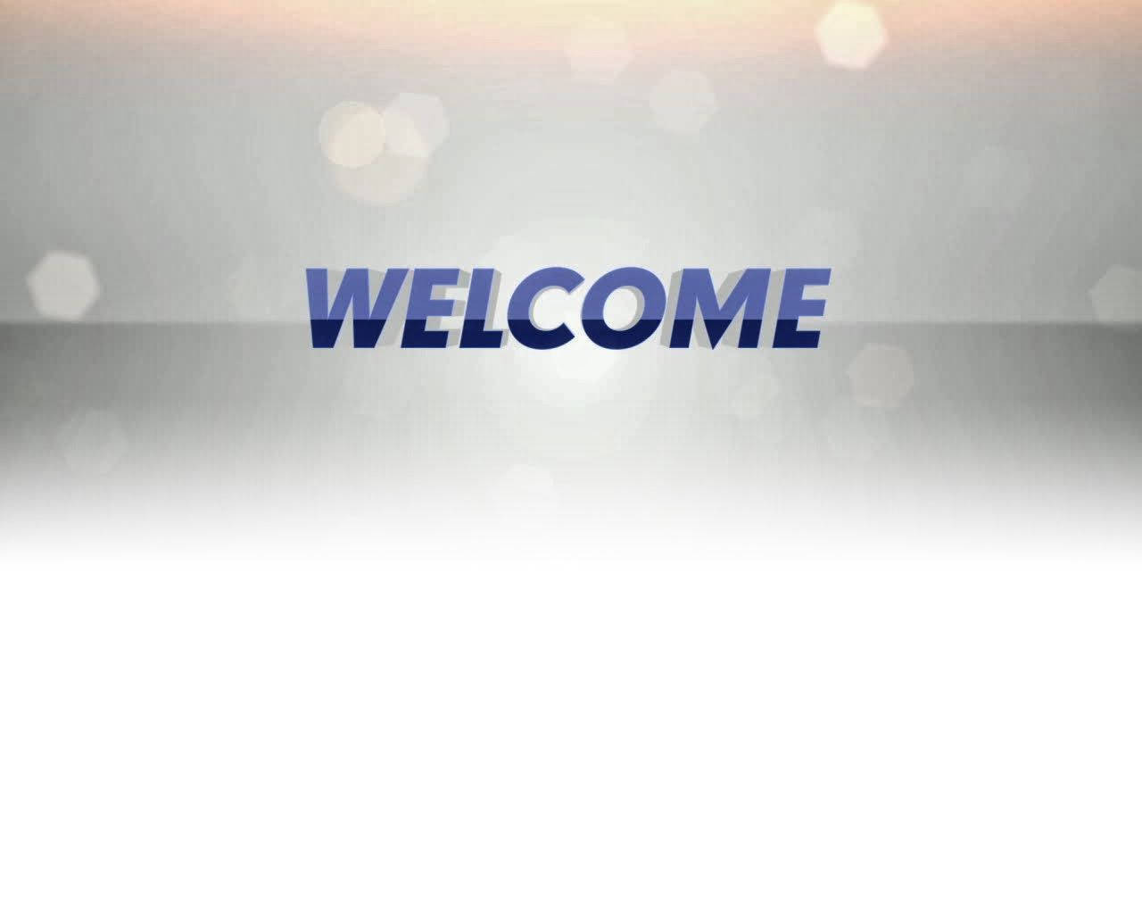 Warm Welcome On A Blue Duotone Background