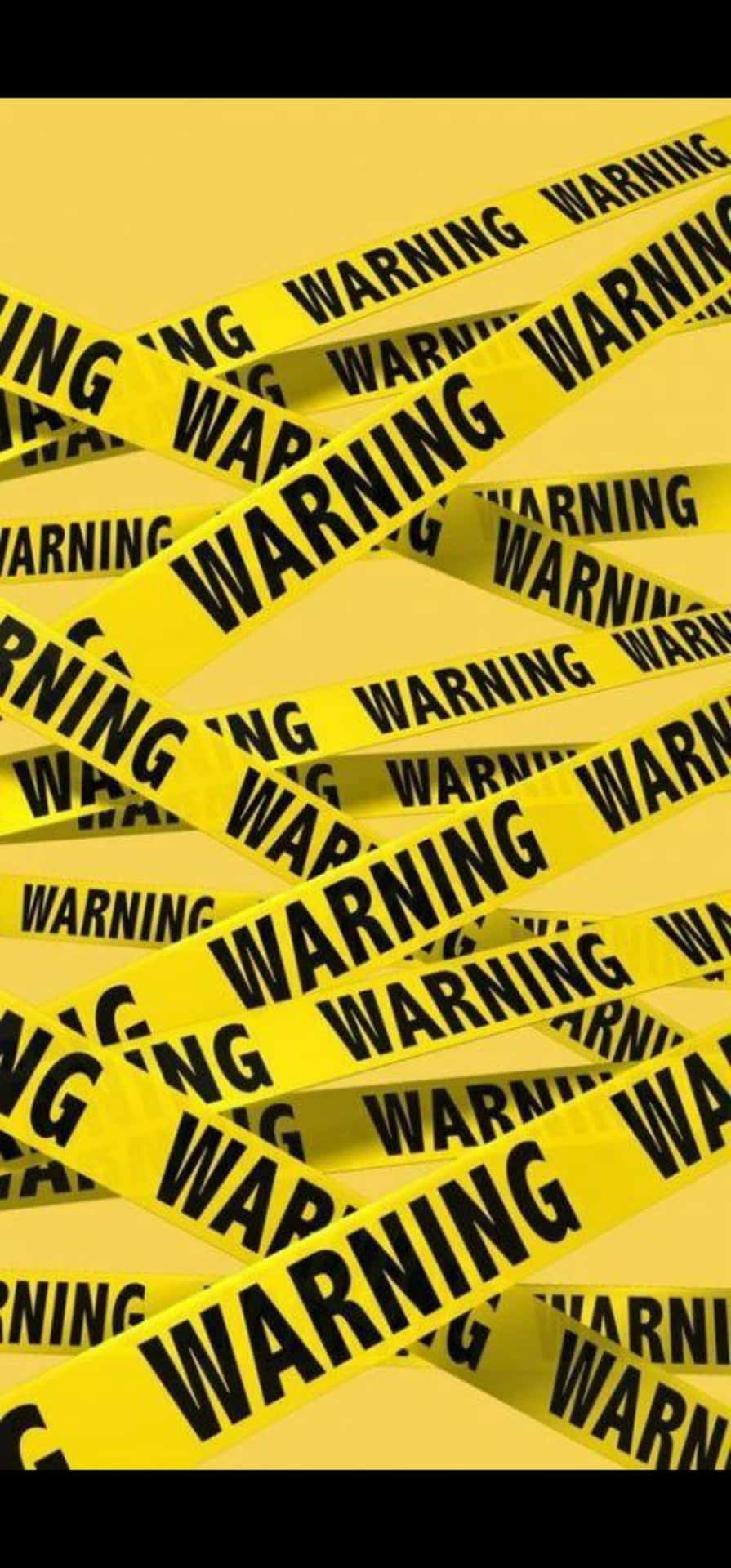 Warning Yellow Tape Background