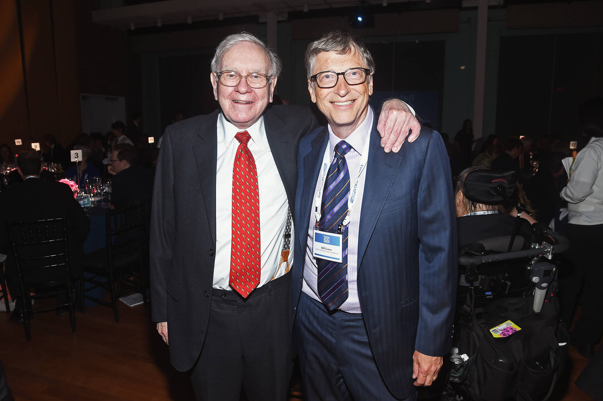 Warren Buffett Bill Gates Us Business Magnates Background