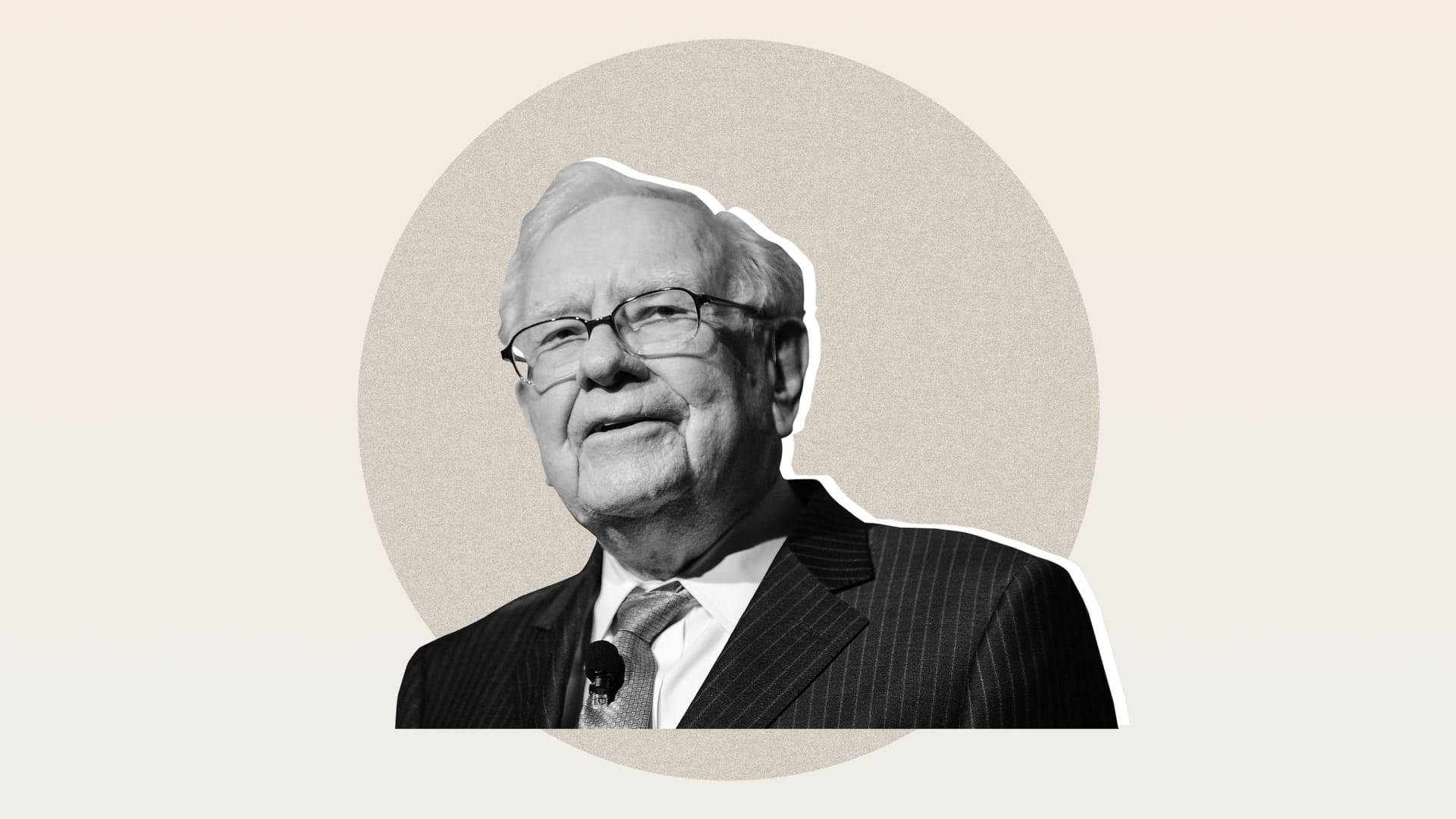 Warren Buffett Digital Photo Edit Background