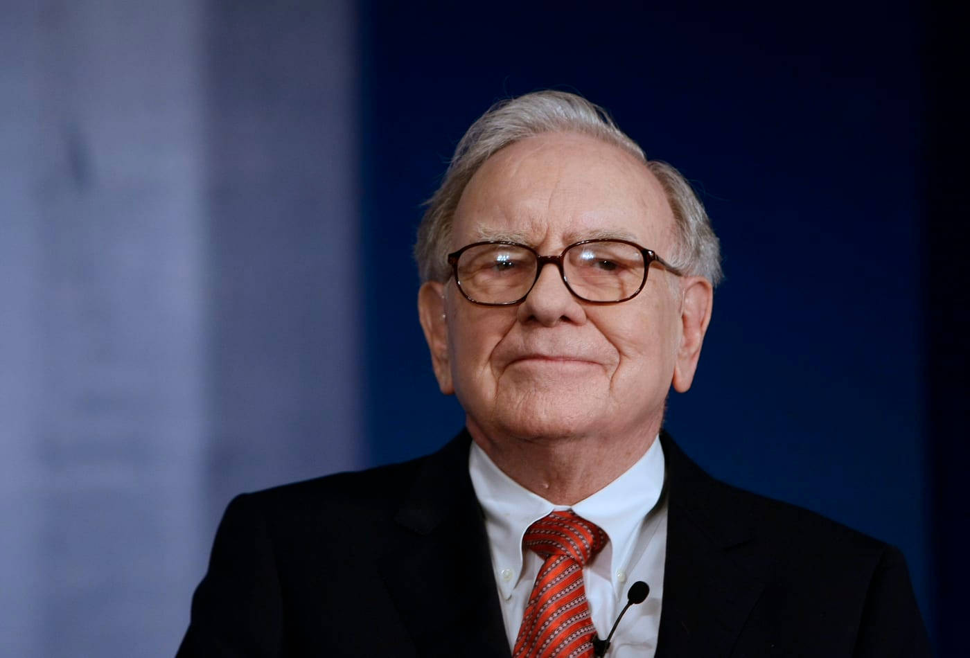 Warren Buffett Headshot Candid Photography Background