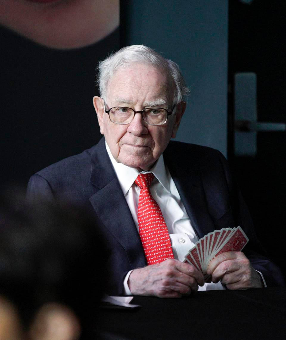 Warren Buffett Playing Cards Photography