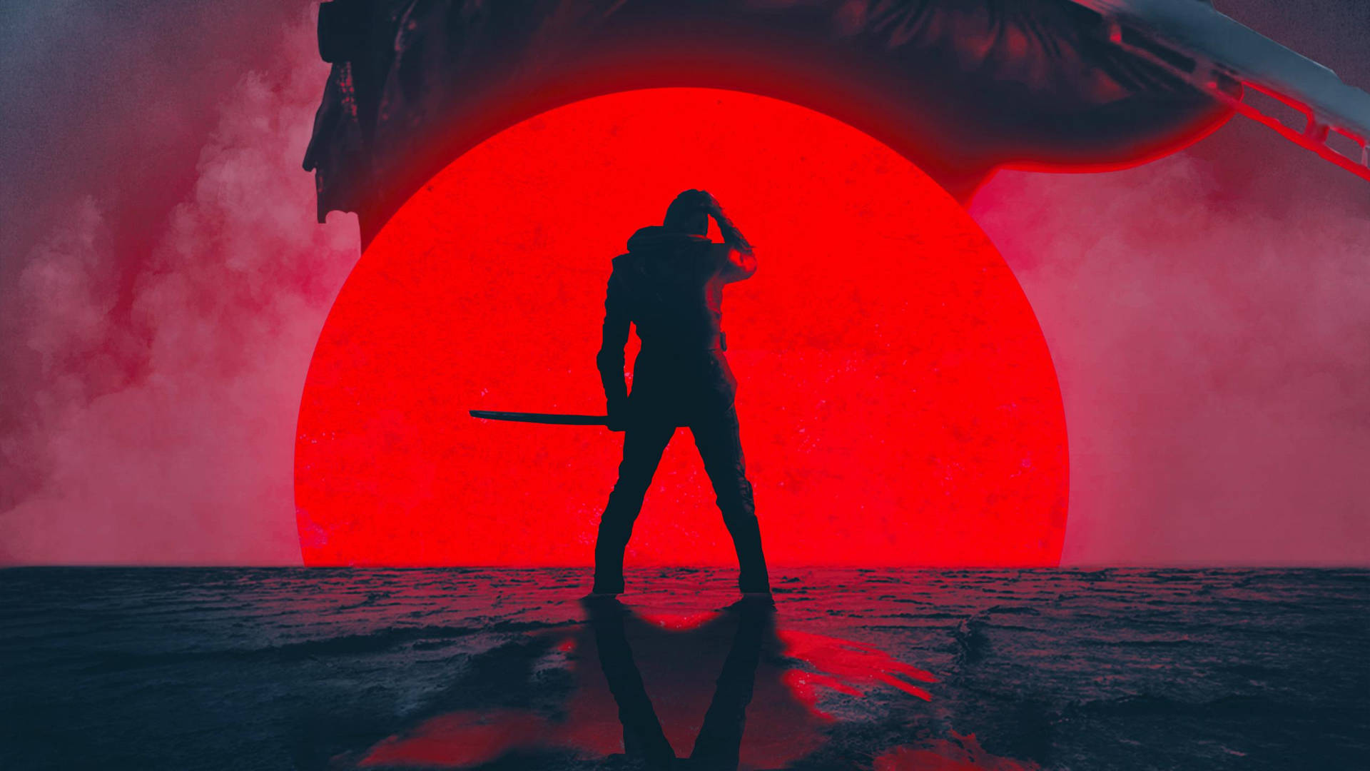 Warrior Silhoutte 1920 X 1080 Gaming