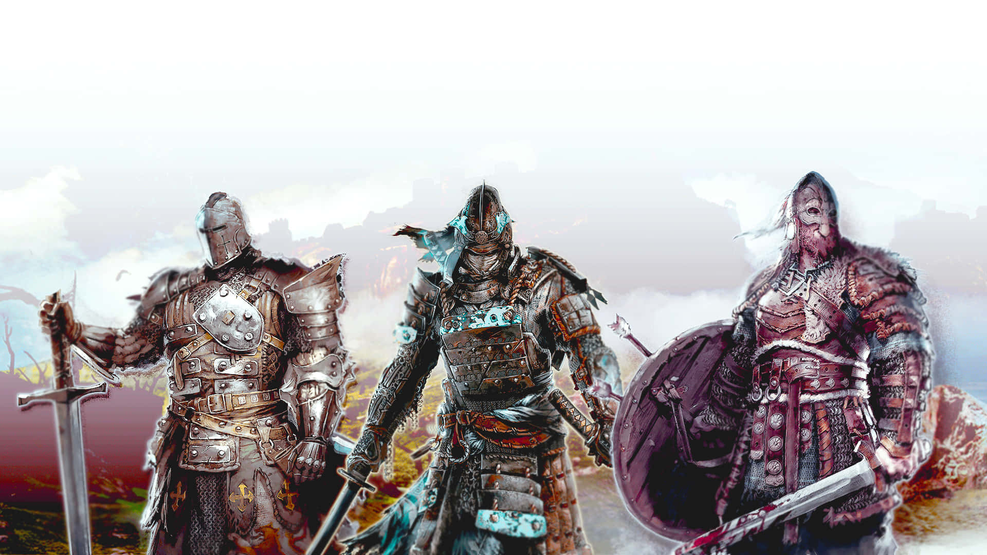 Warrior Warden In For Honor Background