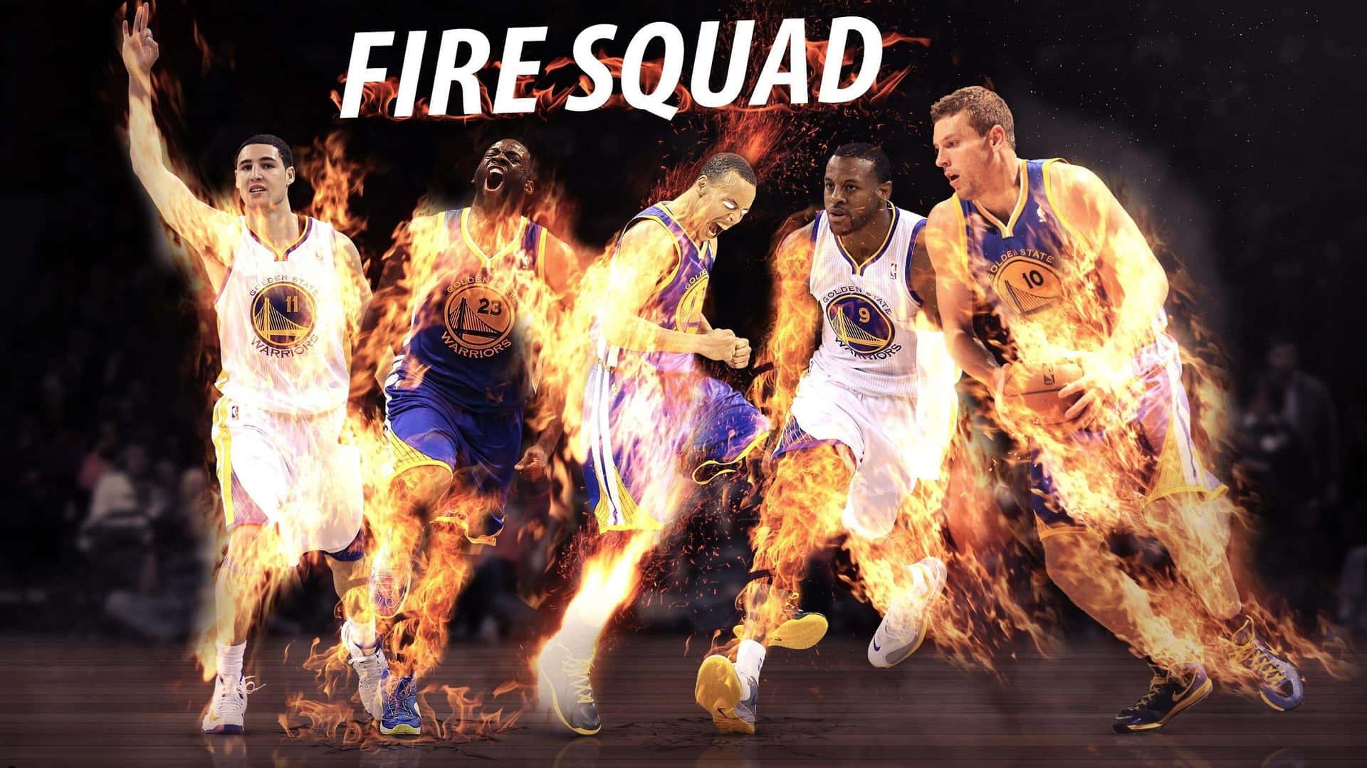 Warriors Fire Squad Basketball Team Background
