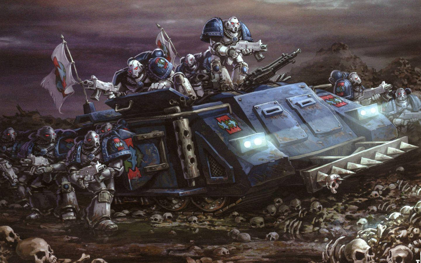 Warriors In Truck Warhammer 40k Background